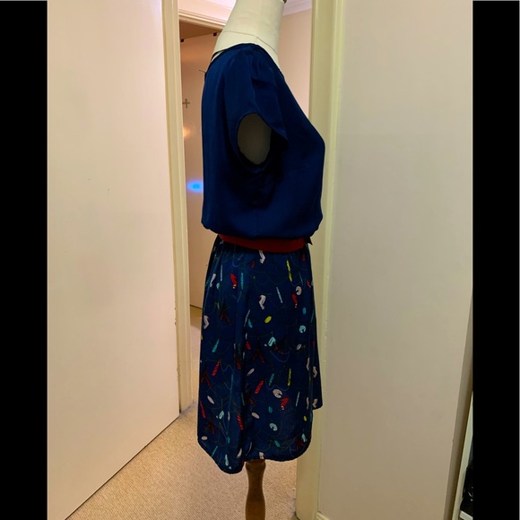 MANGO- Front ribbon casual dress - Picture 2 of 4